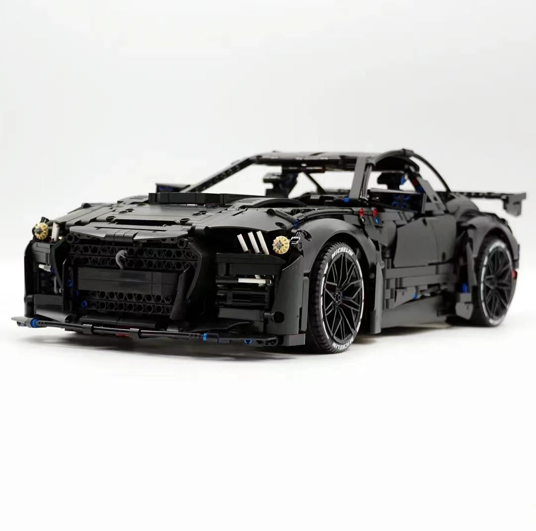 Shelby GT500 Building Toy for Boy Teen Giving or Collection,1:8 Scale Sports Car Model for Men Teens(3400+ Pcs)