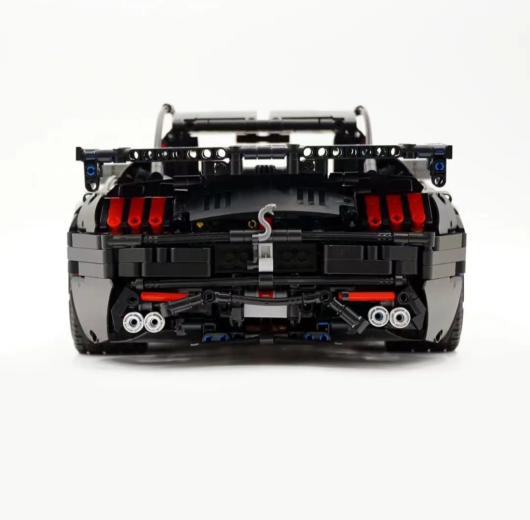 Shelby GT500 Building Toy for Boy Teen Giving or Collection,1:8 Scale Sports Car Model for Men Teens(3400+ Pcs)