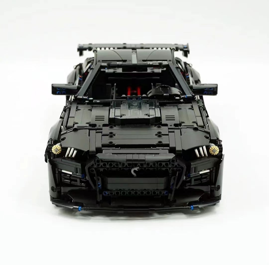 Shelby GT500 Building Toy for Boy Teen Giving or Collection,1:8 Scale Sports Car Model for Men Teens(3400+ Pcs)