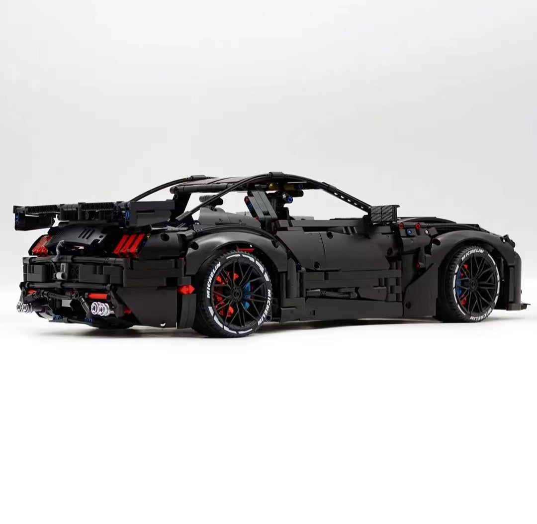 Shelby GT500 Building Toy for Boy Teen Giving or Collection,1:8 Scale Sports Car Model for Men Teens(3400+ Pcs)