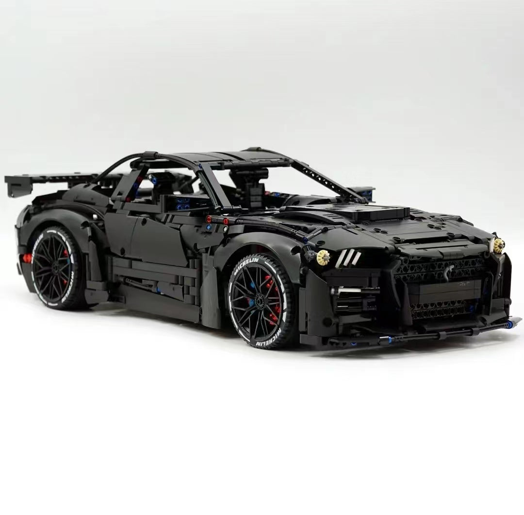 Shelby GT500 Building Toy for Boy Teen Giving or Collection,1:8 Scale Sports Car Model for Men Teens(3400+ Pcs)