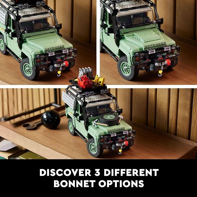 Defender 90 Model Car Building Set for Adults and Classic Car Lovers, This Immersive Project Based on an Off-Road Icon Makes a Great Graduation Gift for Him or Her